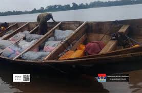 Ghana Navy Seizes 59 Sacks of Suspected Marijuana in Major Anti-Smuggling Operation at Ada Estuary