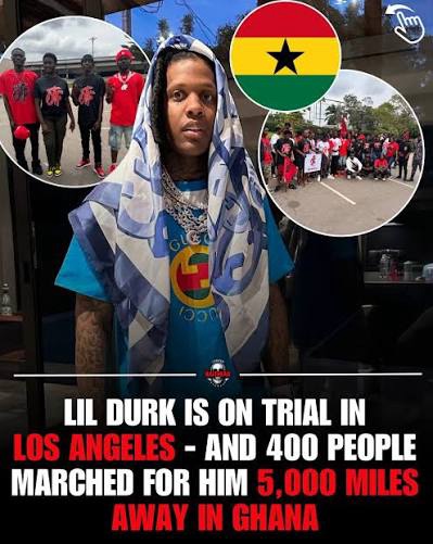 🇺🇸 🇬🇭 From Chicago to Ghana: Lil Durk’s Legal Battle Sparks Youth Demonstrations Across Ghana