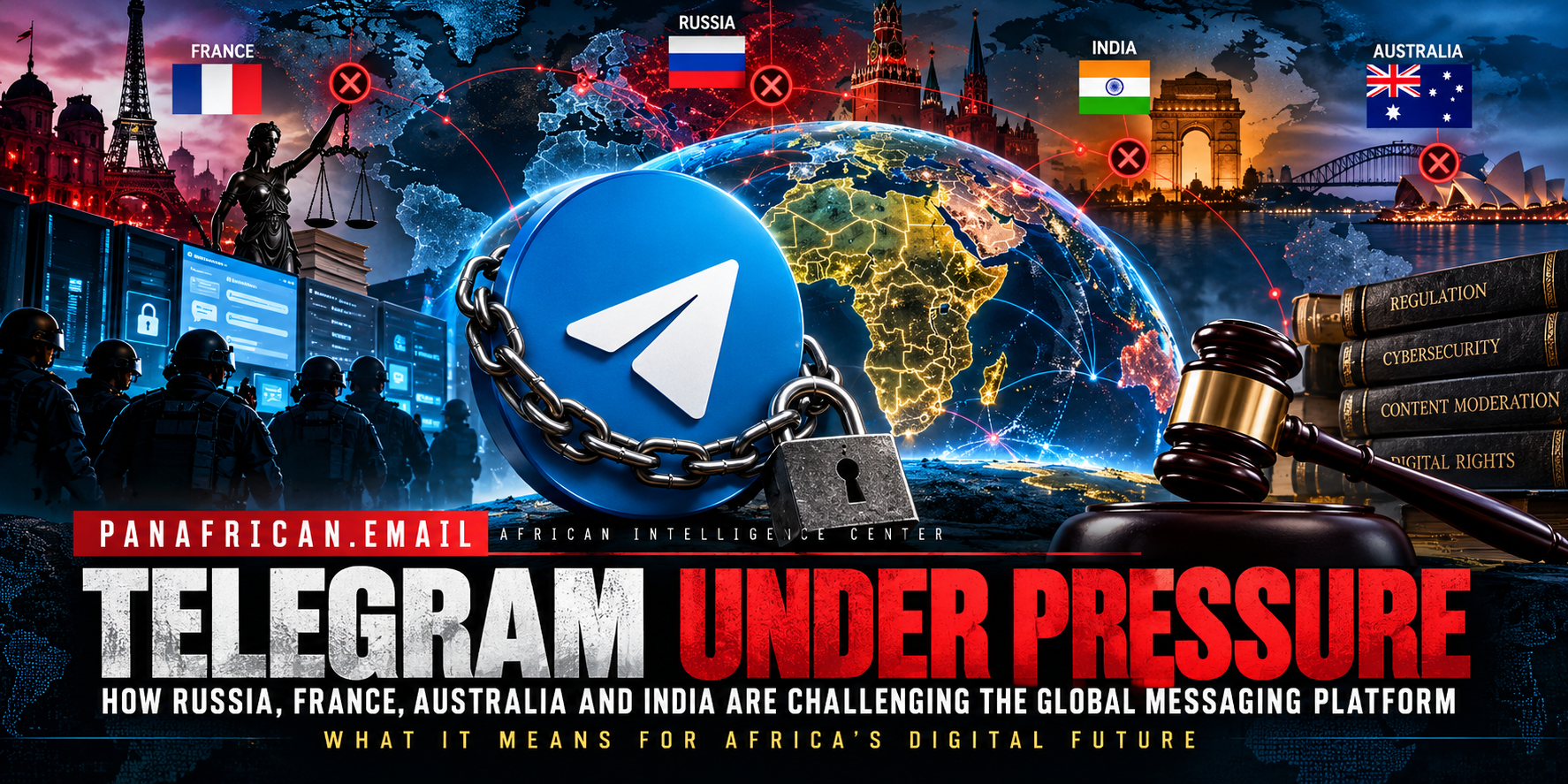 🇷🇺 🇫🇷 🇦🇺 🇮🇳 Telegram Under Pressure: Russia, France, Australia and India Test the Limits of a Global Messaging Platform