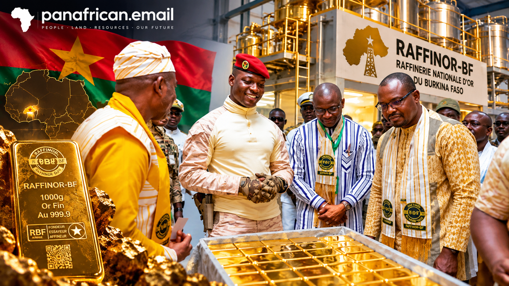 🇧🇫 Burkina Faso Opens First Gold Refinery in Push for Economic Independence