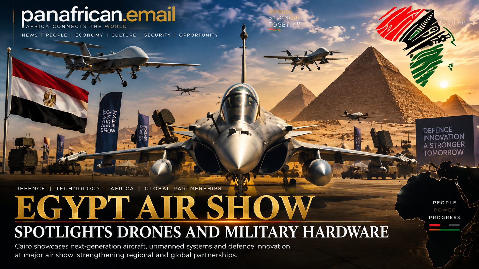 🇪🇬 Egypt air show spotlights drones and military hardware