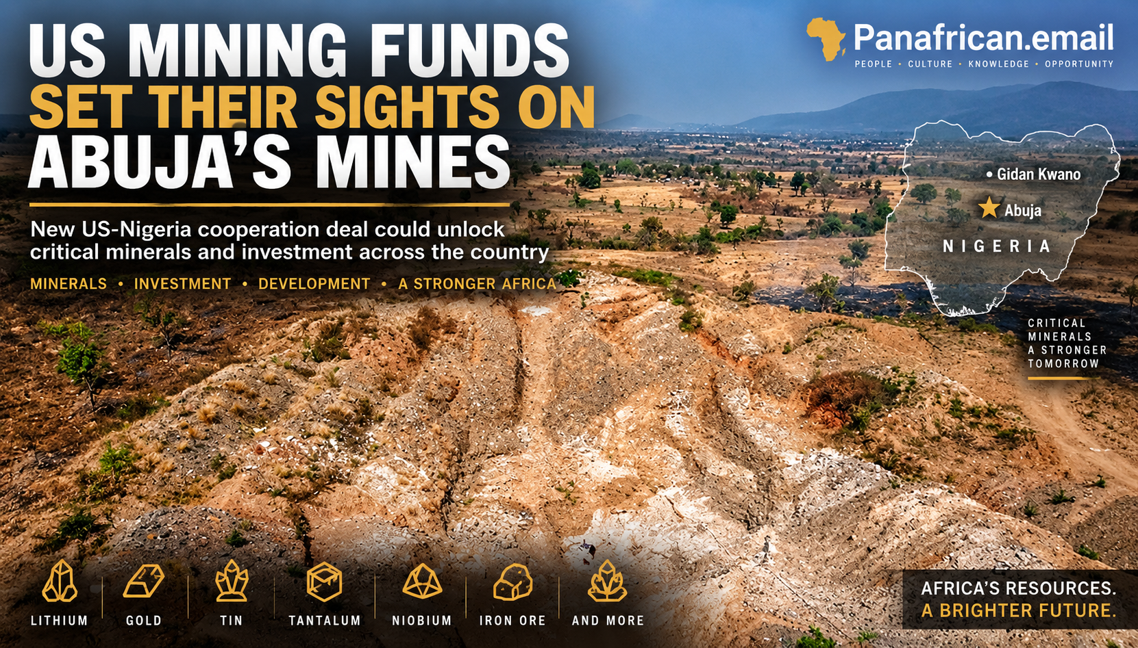 🇳🇬 🇺🇸 US Mining Funds Turn Their Attention to Nigeria as Abuja and Washington Advance Critical Minerals Deal