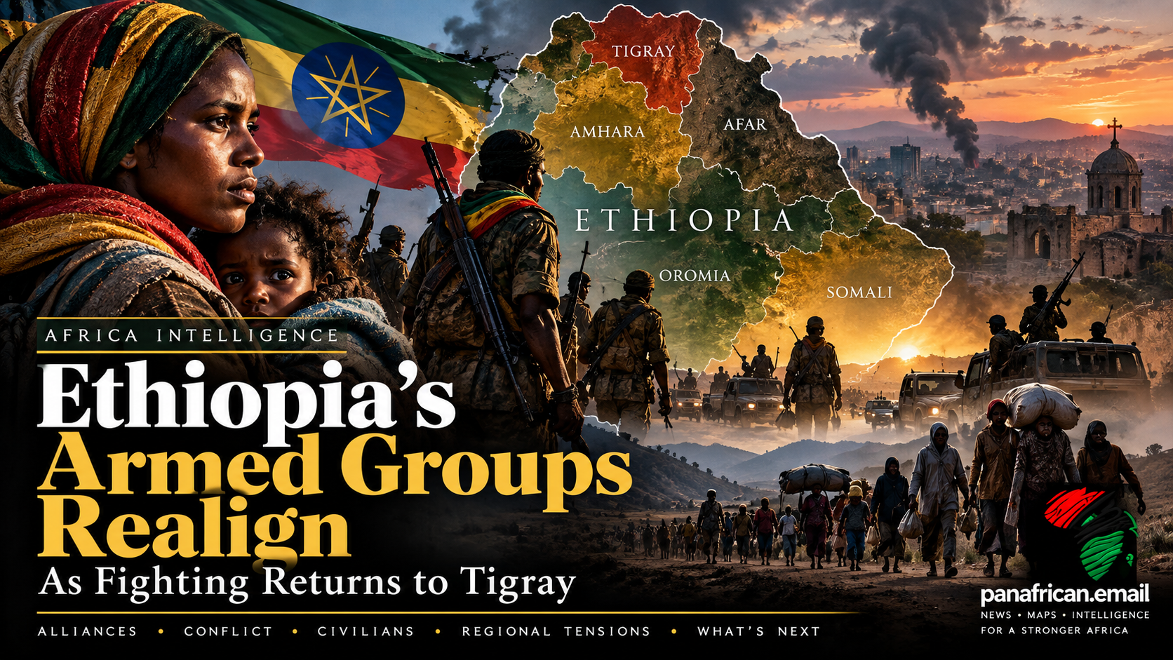 🇪🇹 Ethiopia’s Armed Groups Realign as Fighting Returns to Tigray