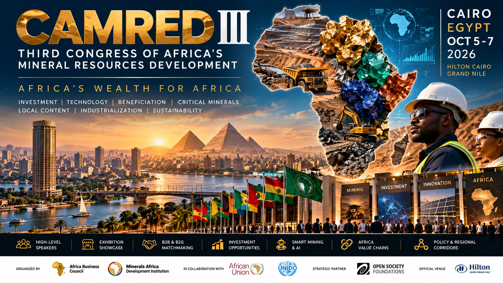 🇪🇬CAMRED III Brings Africa’s Mining, Investment and Technology Leaders to Cairo
