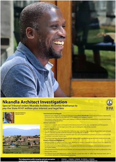🇿🇦 Nkandla Architect Ordered to Repay R147 Million to South African Treasury Over Unlawful Upgrades