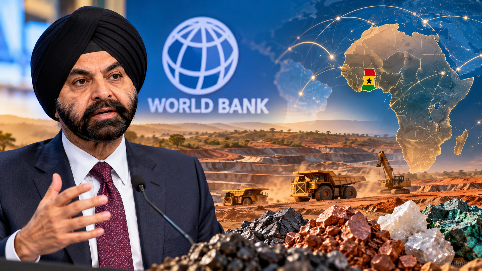 🇬🇭 World Bank Targets Fivefold Increase in Critical Minerals Financing as Ghana Emerges in Global Supply-Chain Strategy