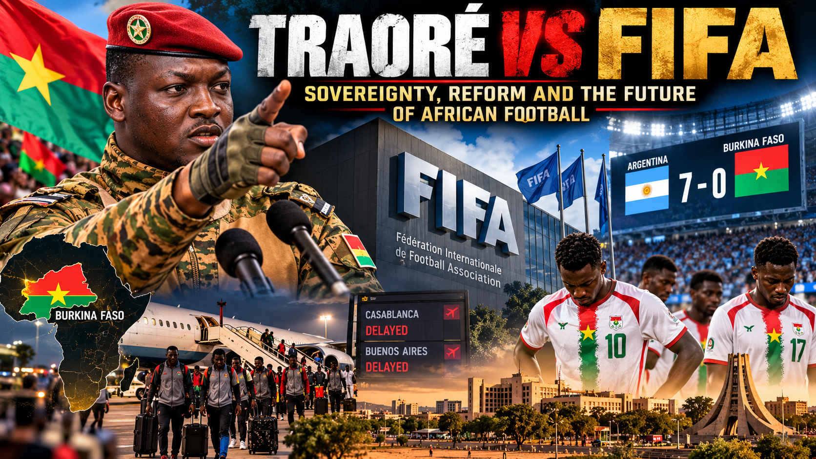 🇧🇫 Burkina Faso’s Football Crisis: Capt. Ibrahim Traoré Draws a Line in the Sand With FIFA