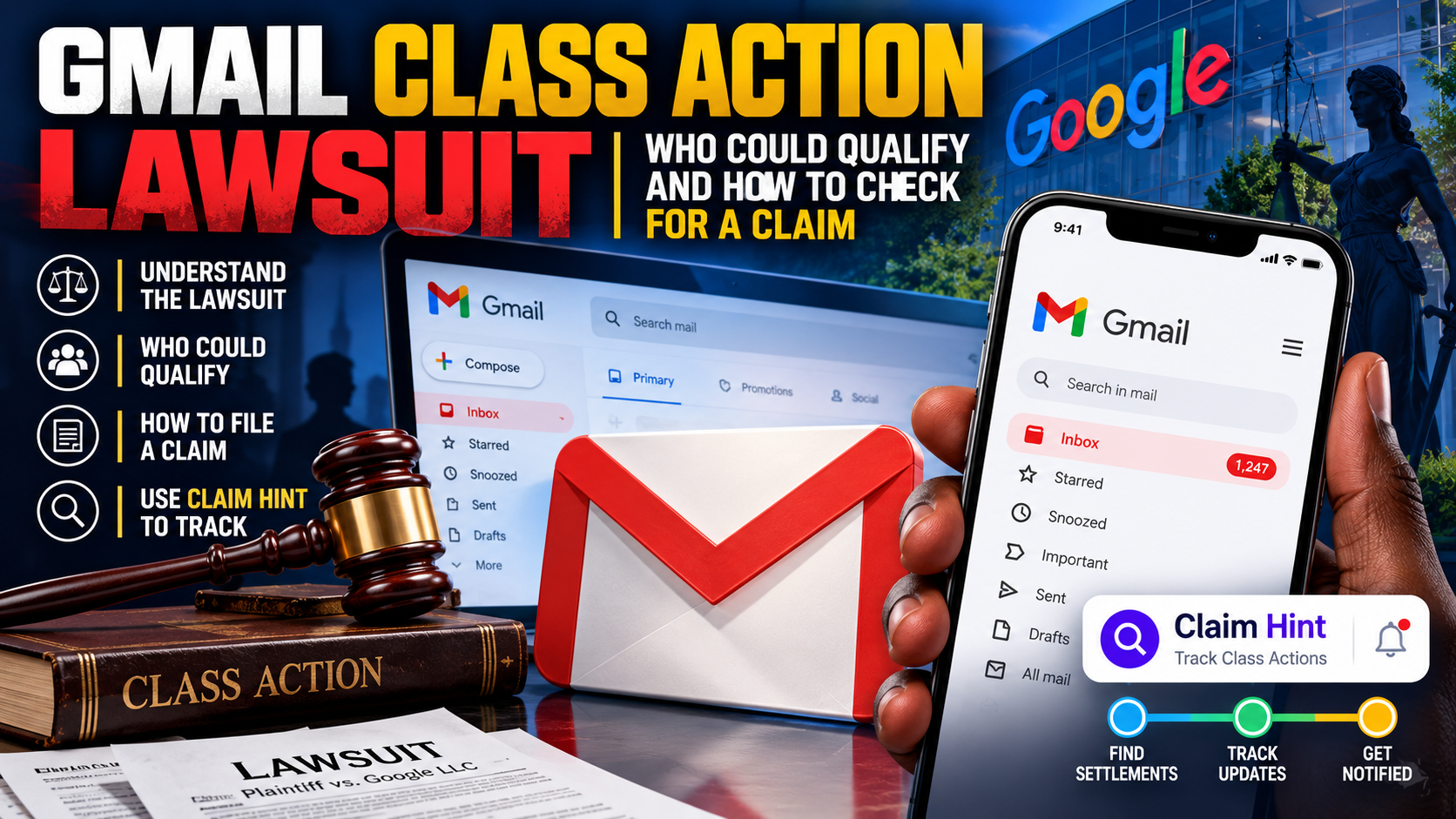 🌍 Gmail Class Action Lawsuit: Who Could Qualify and How to Check for a Claim