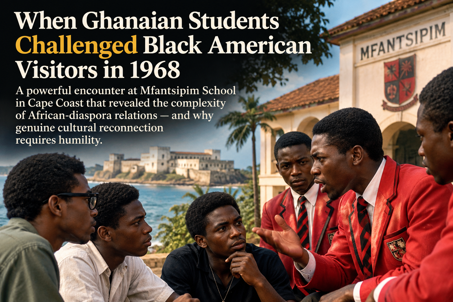 🇬🇭 When Ghanaian Students Challenged Black American Visitors on Slavery and Servitude