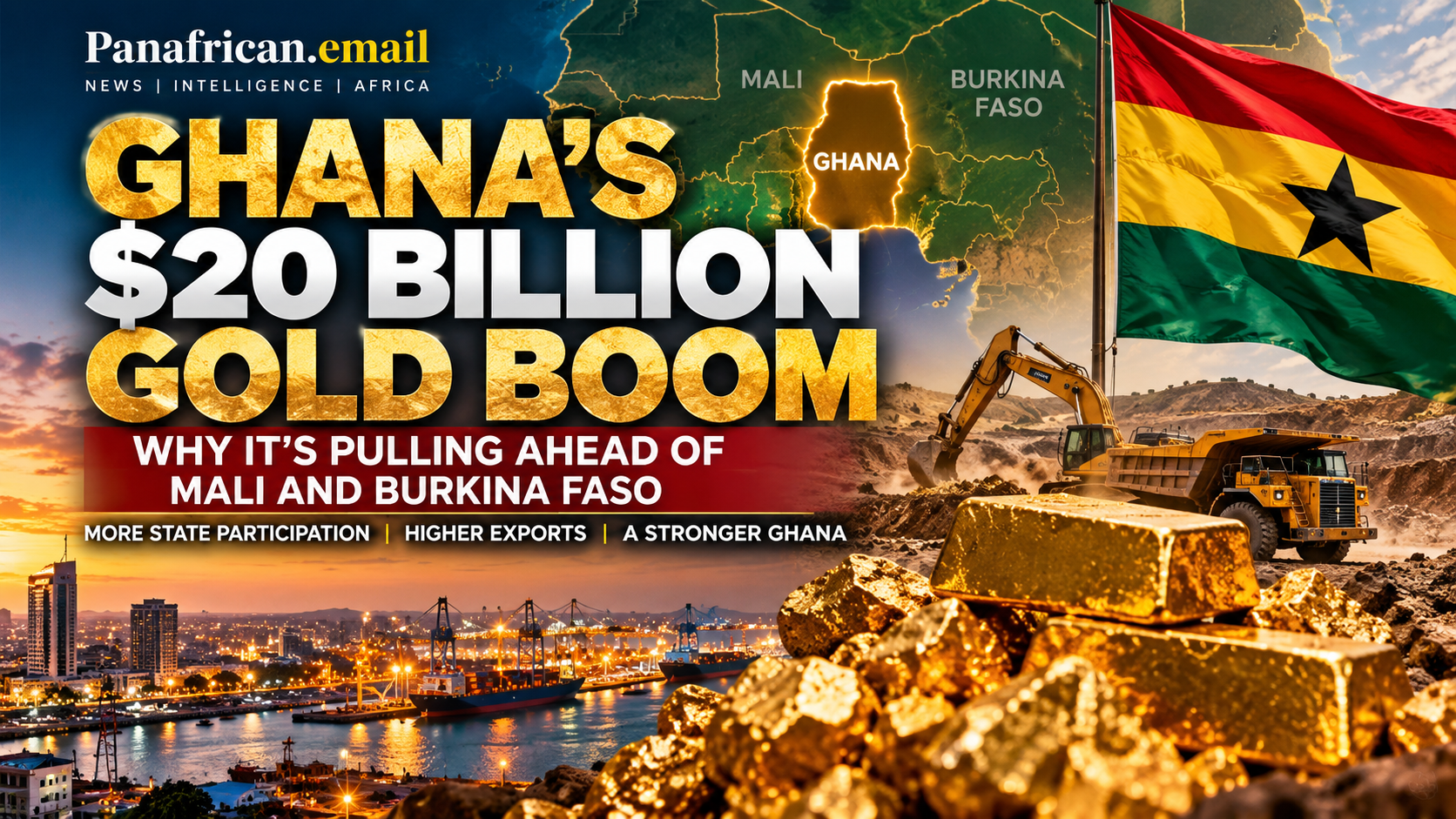 🇬🇭 🇲🇱 🇧🇫 Ghana’s $20 Billion Gold Boom: Why Accra Is Pulling Ahead of Mali and Burkina Faso