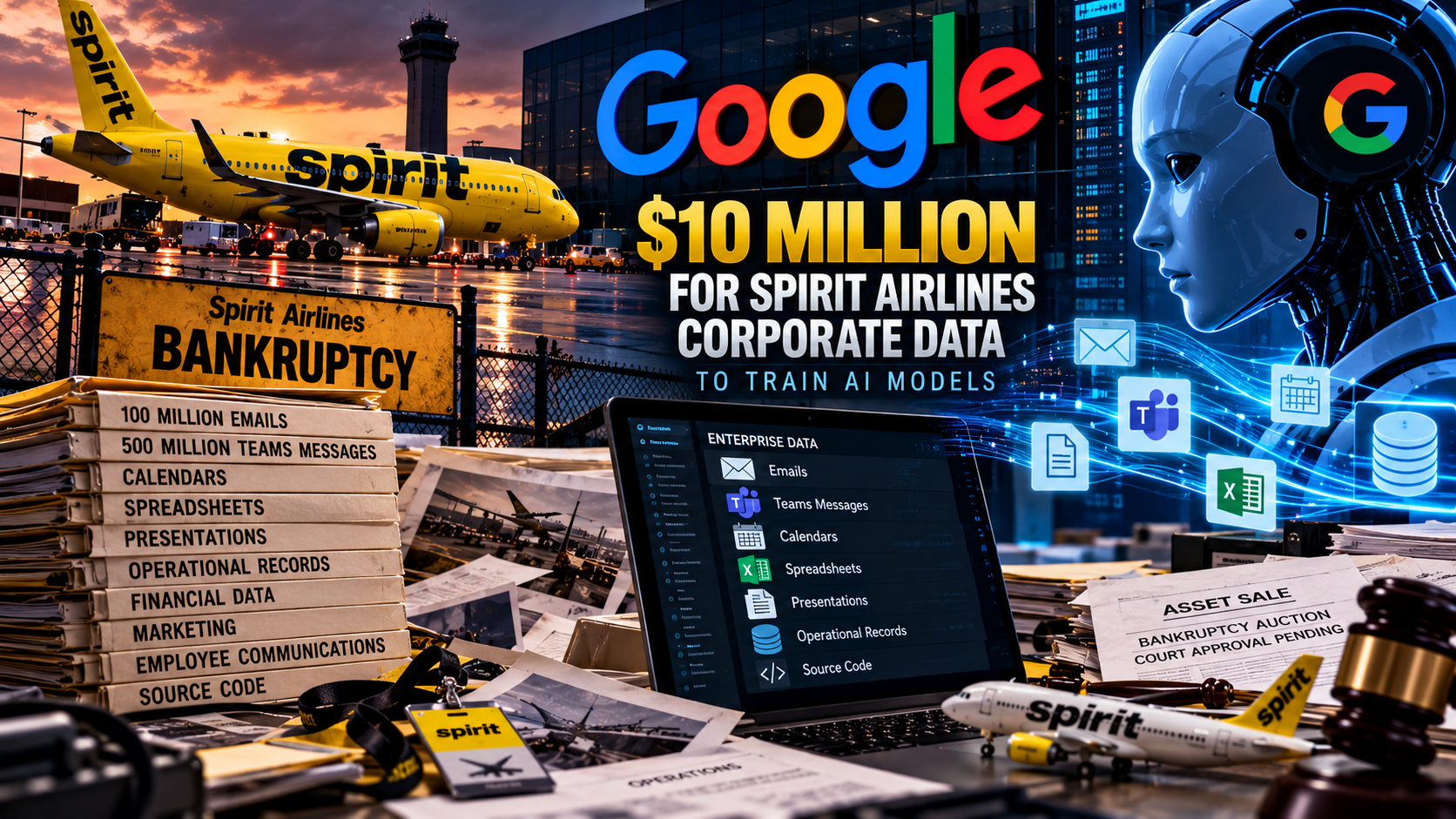 🌎 Google’s $10 Million Bet on the Ghost of Spirit Airlines