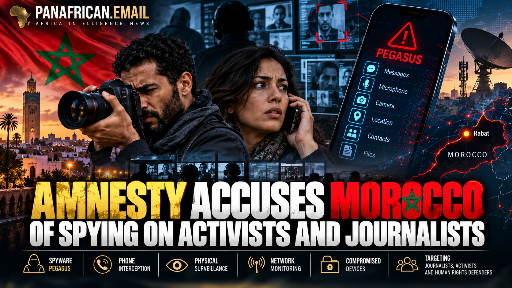 🇲🇦 Amnesty Accuses Morocco of Spying on Activists and Journalists