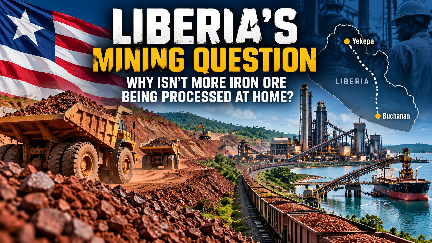 🇱🇷 Liberia’s Mining Question: Why Isn’t More Iron Ore Being Processed at Home?