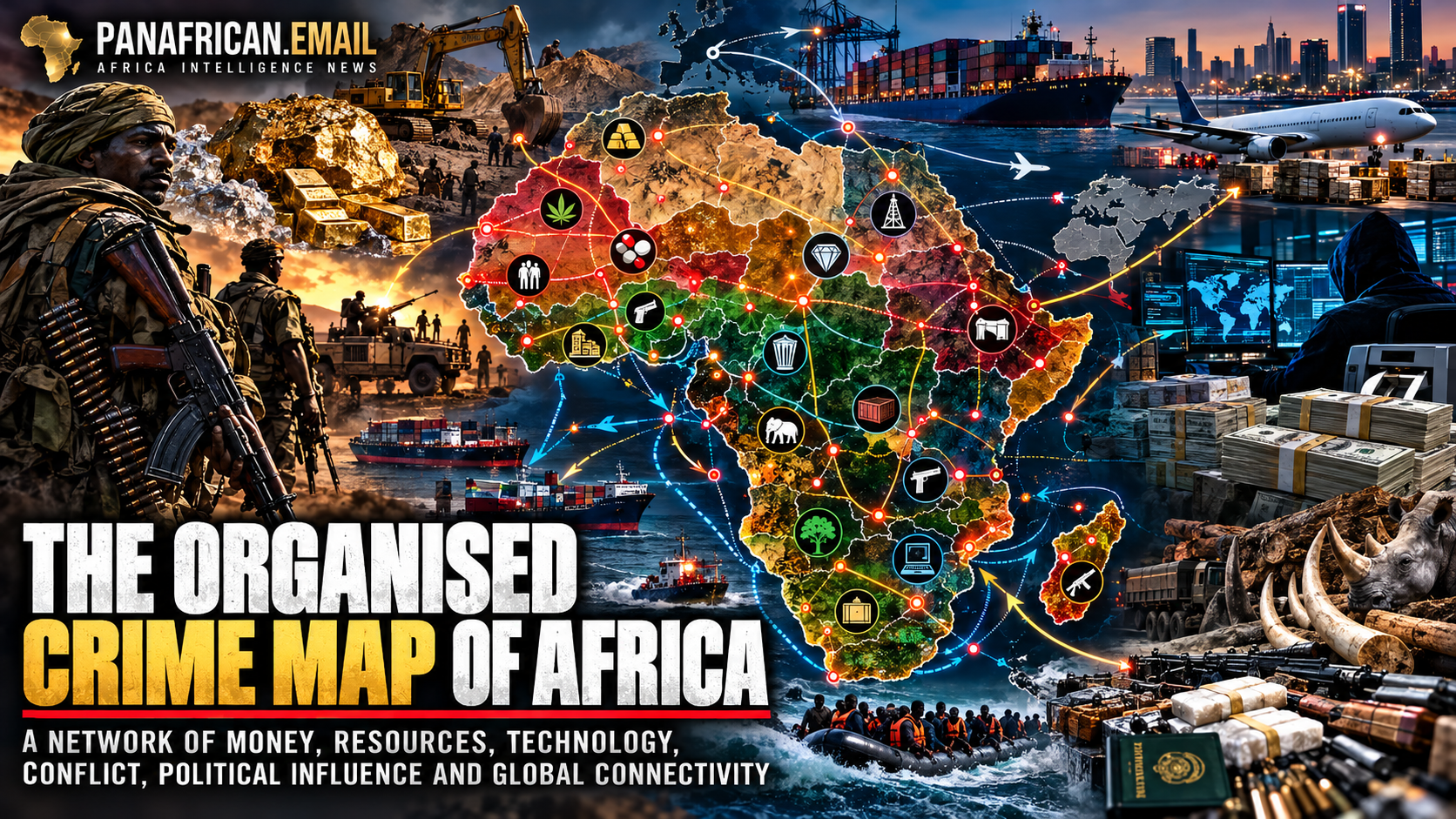 🇬🇭 Africa’s Organised Crime Index 2025: 23 Countries Face High Criminality and Weak Resilience