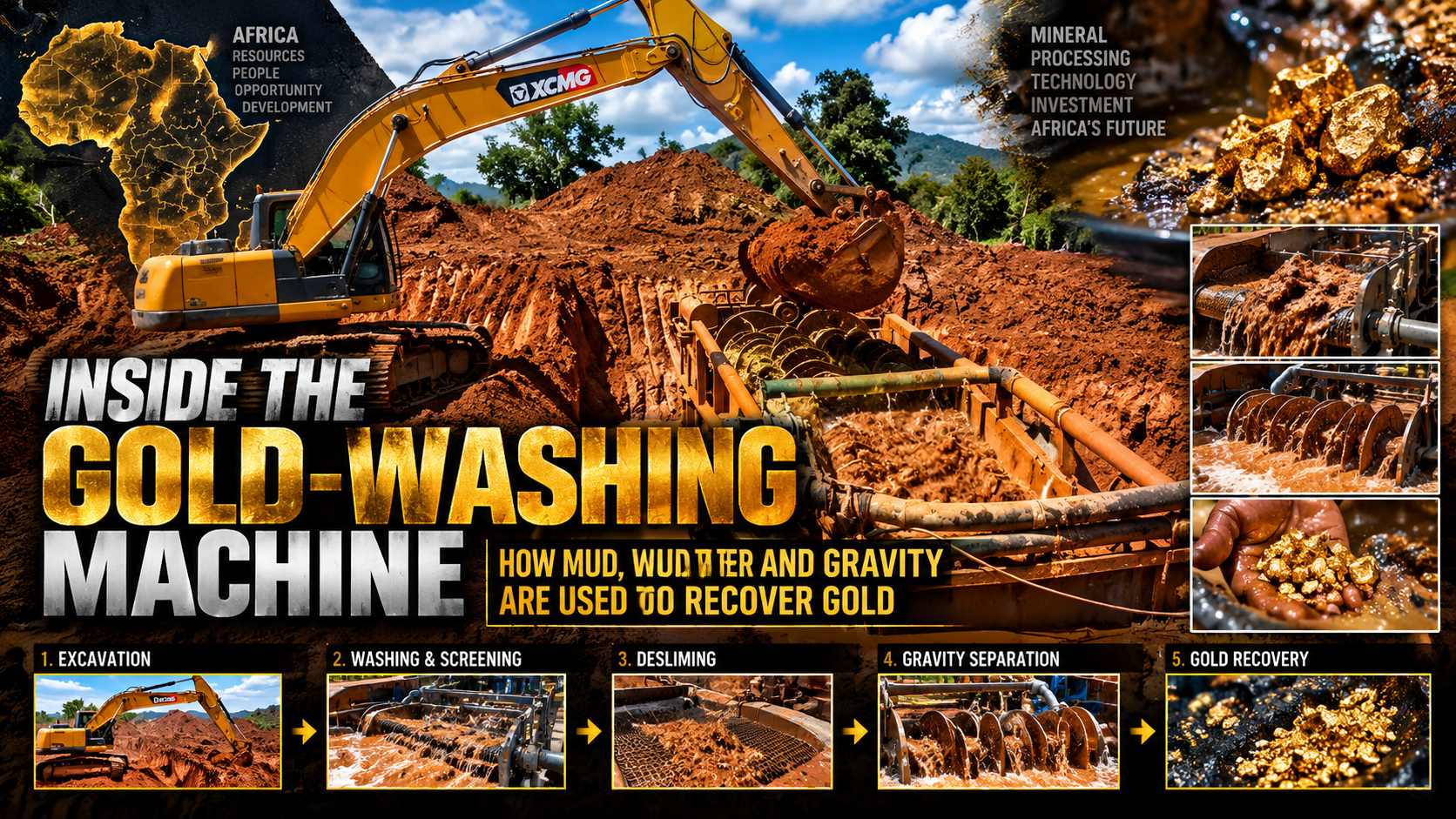 Inside the Gold-Washing Machine: How Mud, Water and Gravity Are Used to Recover Gold
