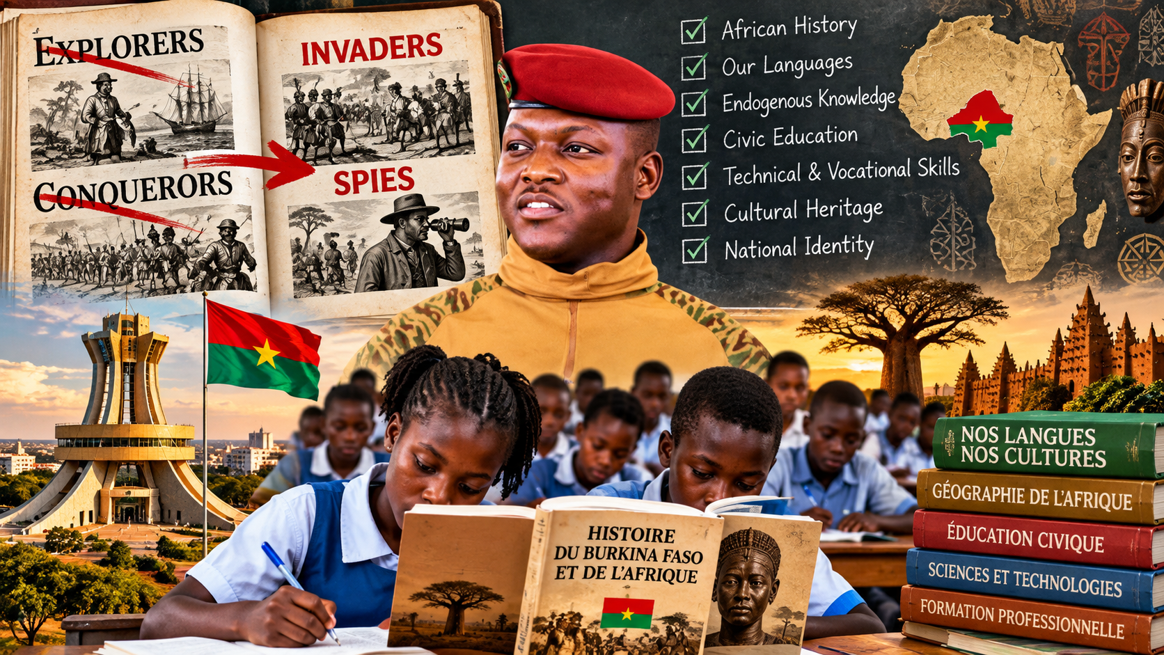 🇧🇫 Burkina Faso Rewrites the Classroom: A New Curriculum for History, Culture and National Identity
