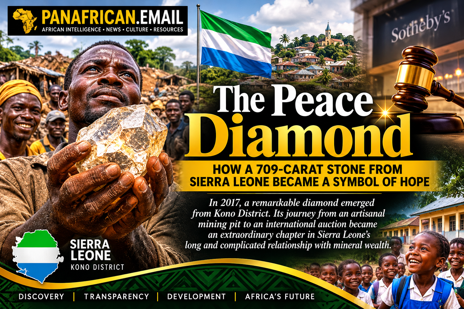 THE PEACE DIAMOND: HOW A 709-CARAT STONE FROM SIERRA LEONE BECAME A SYMBOL OF HOPE
