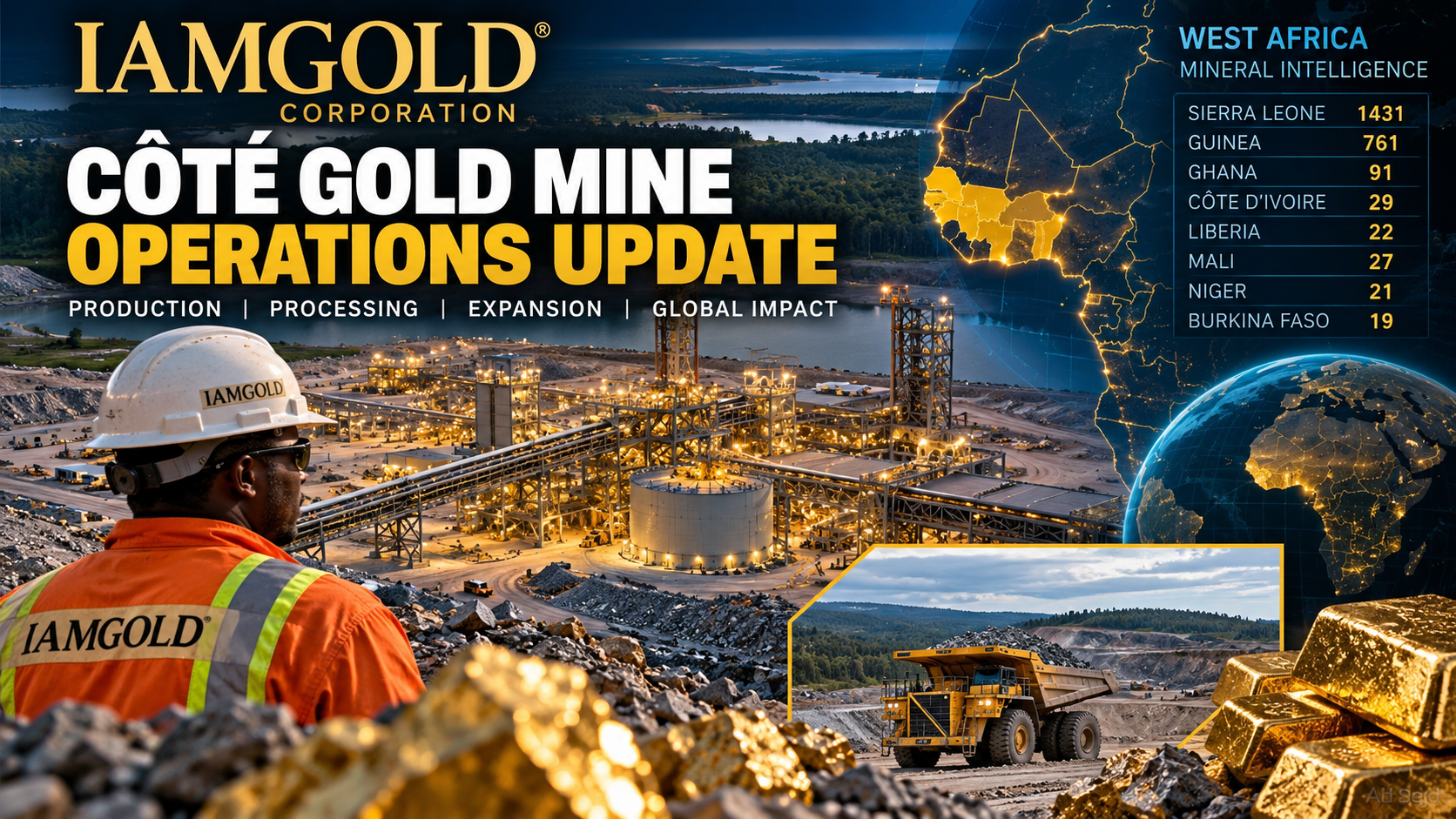 🇨🇮 IAMGOLD Reports Strong Côté Gold Quarter as Mining Intelligence Systems Track Global Resource Signals