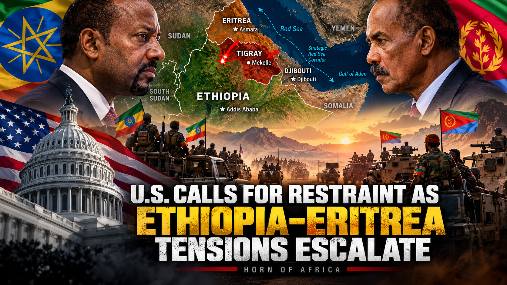 🇪🇹 U.S. Calls for Restraint as Ethiopia–Eritrea Tensions Escalate