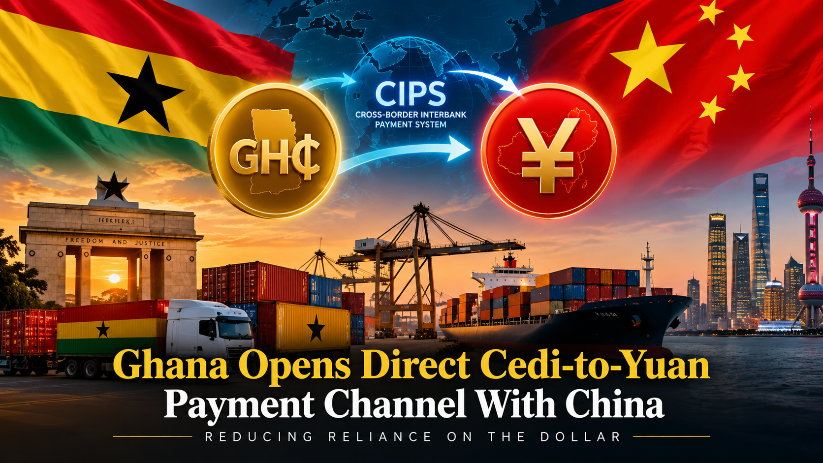 🇬🇭 🇨🇳 Ghana Opens Direct Cedi-to-Yuan Payment Channel With China, Reducing Reliance on the Dollar